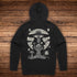 Lunar Enigma – Mystical Midweight Hoodie with Kangaroo Pocket and Raglan Sleeves